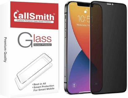 CallSmith Tempered Glass Guard for Apple iPhone 12 Pro Max Privacy Screen Guard