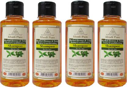 Khadi Pure Henna & Tulsi Extra conditioning shampoo