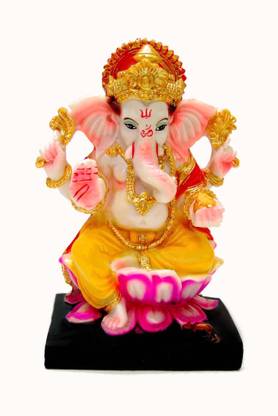 Green Value god ganesh murti,ganesha murti,ganesh idol,ganesha idol,ganesha statue,ganapathy Decorative Showpiece  -  17 cm