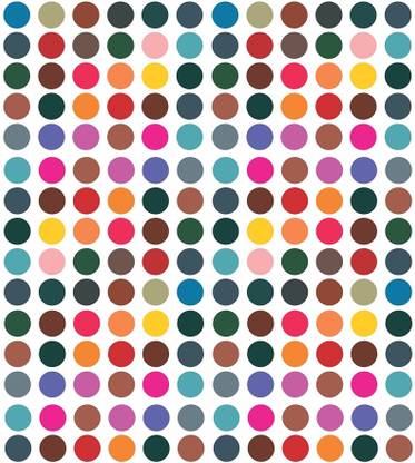 Vama Fashions Big Round Forehead Multicolor Matching simple Bindi stickers For Office Going Women & Girls (Size 8mm ,Pack of 180 Bindis) Forehead Multicolor Bindis