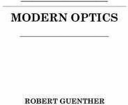 Modern Optics