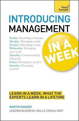 Introducing Management in a Week: Teach Yourself