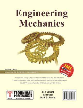 Engineering Mechanics for SPPU 19 Course (FE - I/II - Common - 101011)
