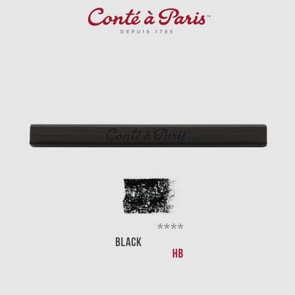 Conte Sketching Carres Crayons - Black - B