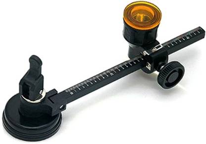 uptodatetools 6” Compass Glass Cutter 6" Industrial Grade Glass Cutter Sharp Wheel Blade Glass Cutting Tool Wheels Compasses Suction Glass Circle Cutter Circle Cutter Glass Cutter