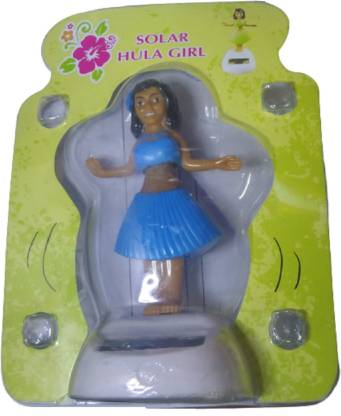3Pcs Solar Toy Dancing Hawaii Girl Dancer Home Shop Car Dashboard Decor #B
