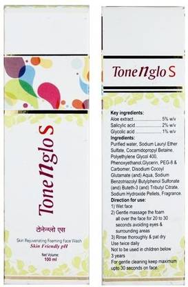 tonenglo S Skin Rejuvenating Foaming Face Wash