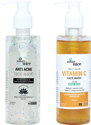 Nature Nice Anti Acne & Vitamin-C Combo  Face Wash
