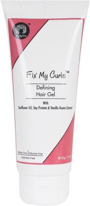 Fix My Curls Curl Defining Hair Gel |For Curly, Wavy, Hair, Silicone & Alcohol-Free Hair Gel