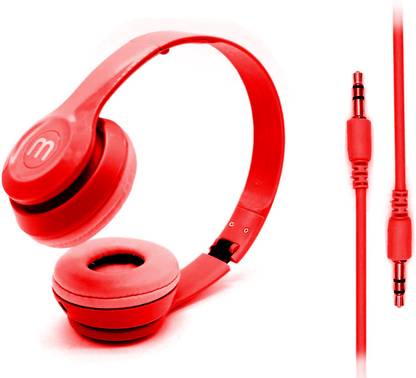 zdxa fold J-03 RED Stereo Headphone Wired