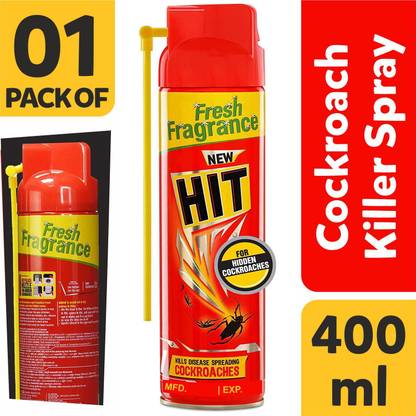 Hit Spray Crawling Insect Killer (400ml, Red) (Pack Of 01)