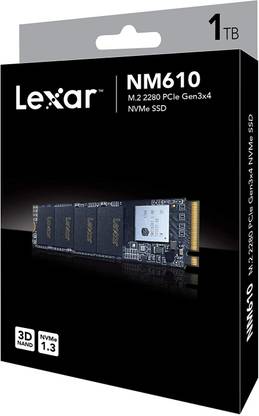 Lexar NM610 (NVME) 1 TB Laptop Internal Solid State Drive (SSD) (1TB NM610 (NVME))
