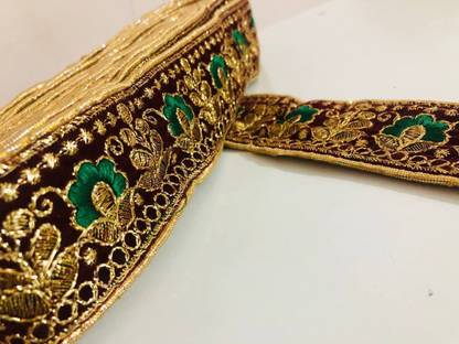 LIBRA RDSX-9411 Saree Lace Border Multicolour 9 Meter Lace Reel Lace Reel