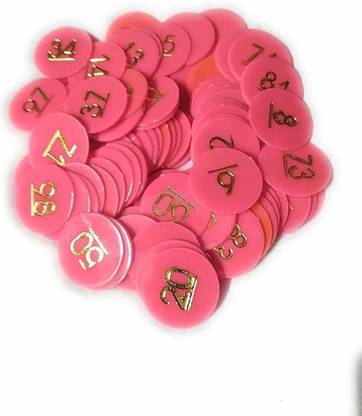SHUANG YOU Token/Coins with Numeric Numbers 1 to 100, Use for Teaching Activities, Like Counting, Yoga Standing, Math Games