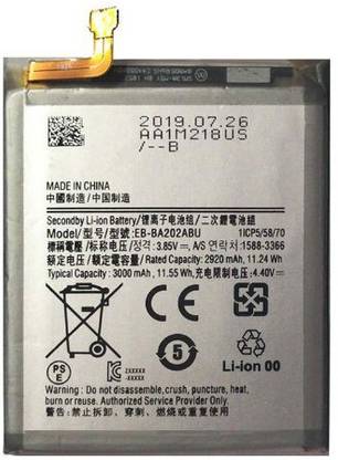 Fellix Mobile Battery For  Samsung A20/A20s 100% Original Battery