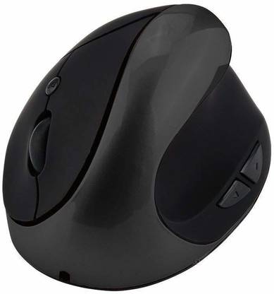 microware Wireless 6D Optical Vertical Mouse Speed Adjustable for PC and Laptops Wireless Optical Mouse with Bluetooth Wireless Optical  Gaming Mouse  with Bluetooth