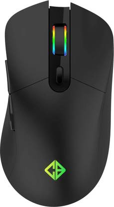Cosmic Byte HYPERION WIRELESS + WIRED DUAL MODE GAMING MOUSE, RECHARGEABLE, RGB LED,, UPTO 10000 DPI (BLACK) Wireless Optical  Gaming Mouse