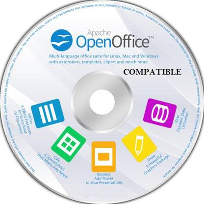 COMPATIBLE Apache OpenOffice 2021 for Microsoft Windows & Mac on CD |Microsoft Office Compatiable" All in One Office Solution
