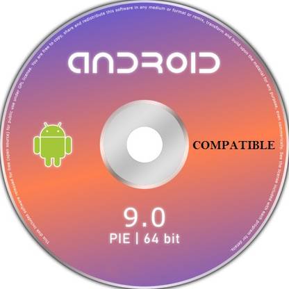 COMPATIBLE ANDROID 9.0 Pie 64bit for PC Bootable DVD Rom Operating System