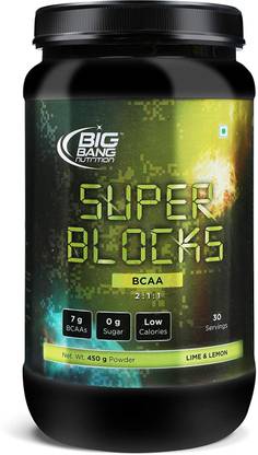 Big Bang Nutrition SUPER BLOCKS BCAA 2:1:1|Energy drink for Workout|7G BCAA with L- Leucine BCAA