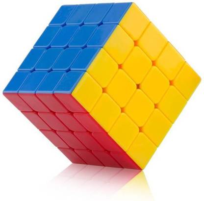 signomark 4x4x4x4 Stickerless High Speed Magic Rubic Cube (Pack Of 1)