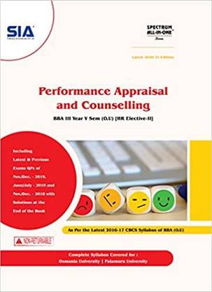 BBA Third Year Fifth Sem PERFORMANCE APPRAISAL AND COUNSELLING (O.U) 2020-2021 Edition