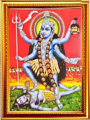 SUNINOW Kali maa photo frame Religious Frame
