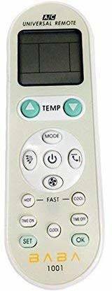 SINGING NOISE 1001 in 1 Universal Air Conditioner Remote, (White) NA Remote Controller