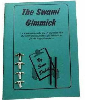 A SARKAR MAGIC WORLD The Swami Gimmick Secret Nail Writer Magic / Mentalism Swami Gimmick Nail Writer (Book & 4 Nail Gimmick) 1 Magic Tricks