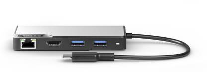 ALOGIC USB-C Fusion Alpha Hub, 5-in-1 Type C Adapter USB-C Fusion Alpha Hub, 5-in-1 Type C Adapter, 4K HDMI, USB C 3.1 with 100W Power Delivery, USB A 3.1, Compatible with MacBook Pro/Air, iPad Pro/Air & USB-C Enabled Devices USB Hub