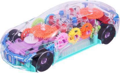 New Era by sanchi New Era 3D Super Car Toy for Kids with 360 Degree Rotation, Gear Simulation Mechanical Car, Sound & Light Toys for Kids Boys & Girls (Multicolor, Pack of: 1)