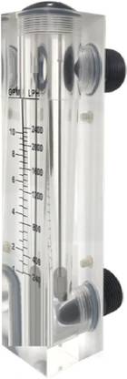 GoodsBazaar 240-2400 LPH ¾” BSP Industrial RO Flow Meter Rotameter Liquid Water Flowmeter Indicator Transfer Stand