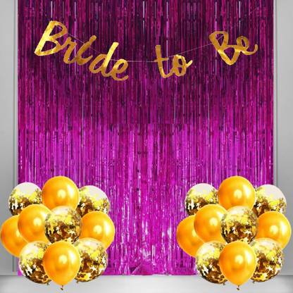 Realistic Store Bride to Be Bachelorette Party Decorations Kit Party Supplies Complete Combo Set