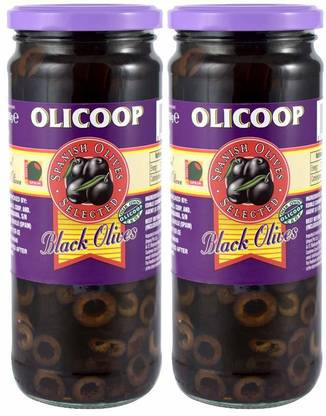 Olicoop Black Sliced Olives |Product Of Spain Olives