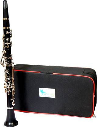 SKYLARK INTERNATIONAL Ebonite Clarinet Black 13key B Flat WITH HARD CASE AND EXTRA REED Clarinet