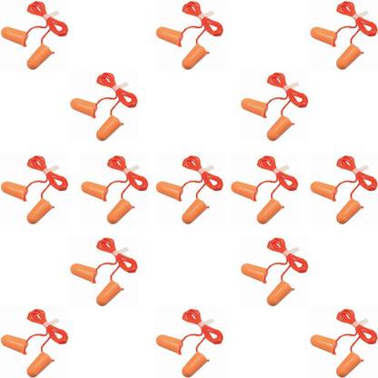 3M Ear Plugs Noise Reducing | For Meditation | During Study | While Travelling | Sleeping Ear Plug (Orange) (Pack of-15) Ear Plug