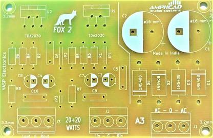 FaithElectro TDA2030 TDA2050 Stereo Amplifier PCB Board for Home Audio and DIY Projects Electronic Components Electronic Hobby Kit
