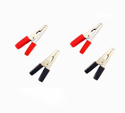 Ovicart 2Pair 30mm Alligator Clip Set Electrical Battery Clamp Connect 50-Amp Electronic Components Electronic Hobby Kit