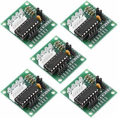 Robotronics ULN2003 Driver Controller Board Stepping Module Electric Motor Control Module for 4 Phrase Stepper Motor (Pack of 5) Electronic Components Electronic Hobby Kit