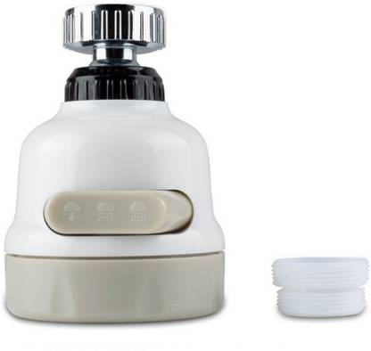KitchenFest KPF-23 3 Gear, Water-Saving Faucet 360°Swivel Faucet Nozzle Filter, Splash-Proof Faucet Nozzle Cock Faucet