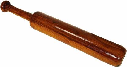 MTU ONLINE STORE 5KG Mugdar, Indian Club Wooden for Fitness Brown Indian Clubs