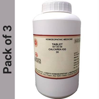 LORD'S Calcarea Iod 3X Tablets