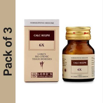 LORD'S Calc Sulph 6X Tablets