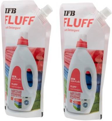 IFB FLUFF - Liquid Detergent Refill Pack 500 ml I Front Load Multi-Fragrance Liquid Detergent