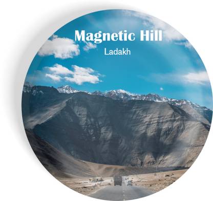 dhcrafts Multicolor Magnetic Hill Ladakh Pack Of 1 Fridge Magnet Pack of 1