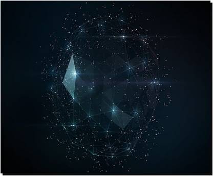 SKY DOT low-poly-wireframe-poly-digital-art Non Slip Base Mousepad