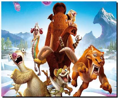 SKY DOT ice age 5 collision course 2016 animated movie ice age characters Non Slip Base Mousepad