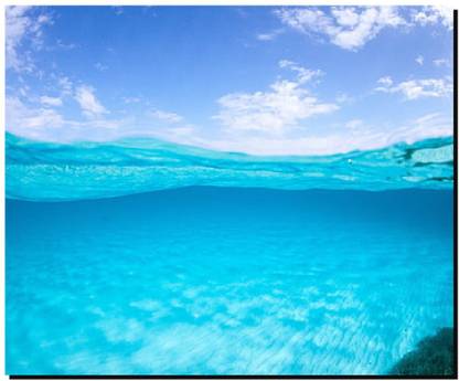 SKY DOT half underwater half above Mousepad