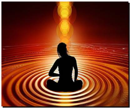 SKY DOT meditation-reflection-woman-personnail Non Slip Base Mousepad