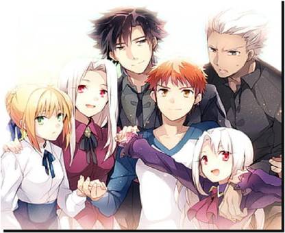 SKY DOT fate series saber shirou emiya kiritsugu emiya Mousepad
